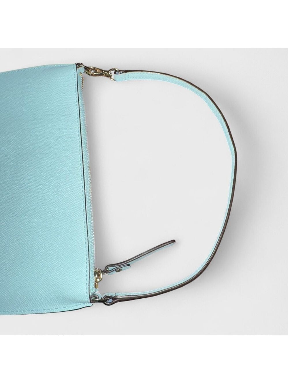 Kate Spade Saffiano leather blue wristlet-EUC - Picture 3 of 12